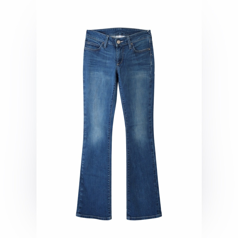 Banana Republic Womens Jeans Size 4 Blue Bootcut Zipper Button